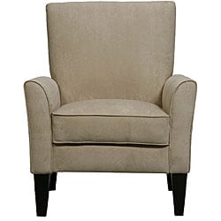 Goa Khaki Microfiber High Back Arm Chair