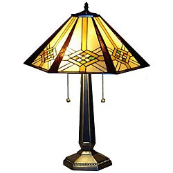 Tiffany-style MissionTable Lamp