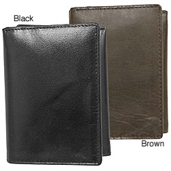 Perry Ellis Genuine Leather Men's Trifold Wallet
