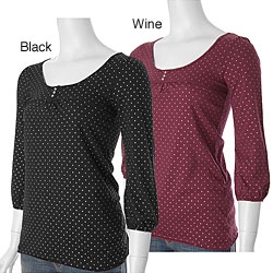 Energie Long-sleeve Scoop Neck Junior Top