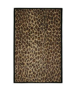 Hand-tufted Safari Collection Wool Rug (9' x 13')