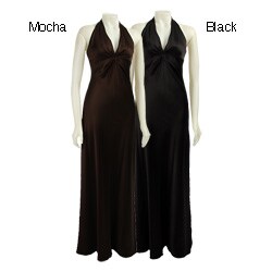 Laundry by Design Women's Satin Halter Gown