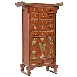 Handmade Oriental Storage Medicine Cabinet