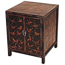 Hand-painted Butterflies Storage Cabinet