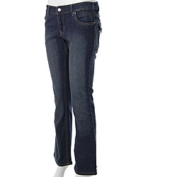 Suite Brand Junior's Embroidered Flap Pocket Jeans