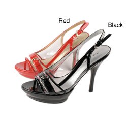 Beston Women's Strappy Buckle Platform Sandals