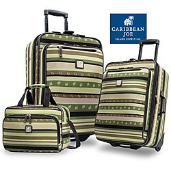 Caribbean Joe Plantation 3-piece Luggage Set