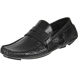 Dolce & Gabbana Men's Eel Skin Penny Loafers