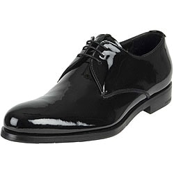 Facial Products   on Prada Men S  Vernice  Black Patent Leather Shoes   Overstock Com