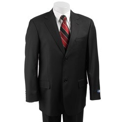 FINAL SALE Ideal by Zanetti Men's Dark Charcoal Wool Suit