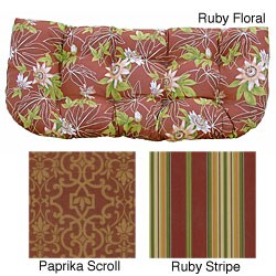 Double U-shaped Outdoor Love Seat Cushion