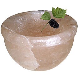 Black Tai Himalayan Salt 6-inch Serving Bowl