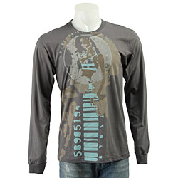 Existential Men's Grey 'ID Girl' T-shirt