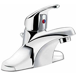Single-handle Chrome Bathroom Faucet