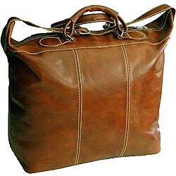 Floto Piana Olive Brown Leather Tote