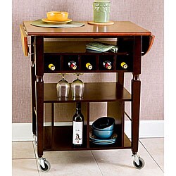 Lincoln Cherry Top Kitchen Cart