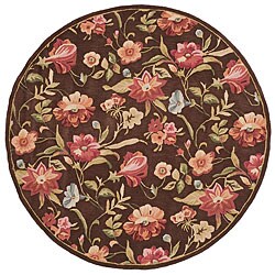 Bristol Series Collection Cotton and Wool Rug (6' Round)