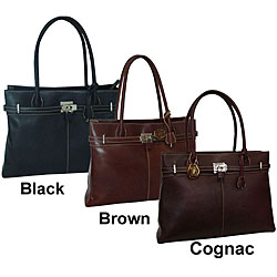 Amerileather Newberry Double-rolled Handle Tote