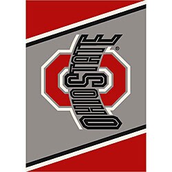 Ohio State University Grey Area Rug (2'8 x 3'10)