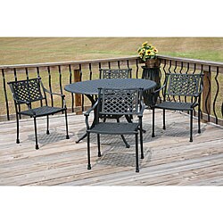 Princeton 5-piece Black Dining Set