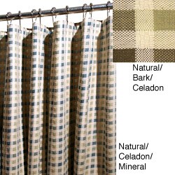 Cotton Vegetable-dyed Shower Curtain