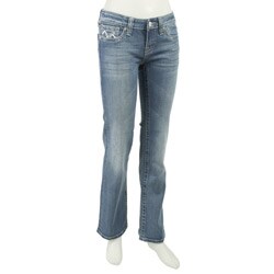 Vigoss Junior's Sequin Logo Straight-leg Jeans