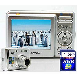 SVP DC-836-S 8MP 12x Zoom Digital Camera Kit