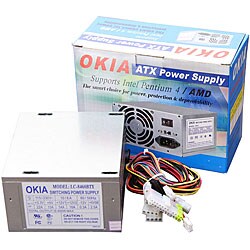 Okia Silver P4-OKIA450W-RB 450-watt Power Supply