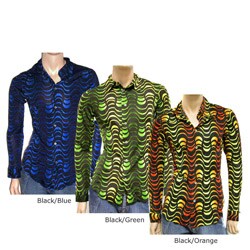 Versace Men's Fitted Multicolor Shirt