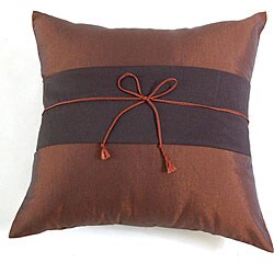 Decorative Brown/ Black Stripe Cushion Cover.