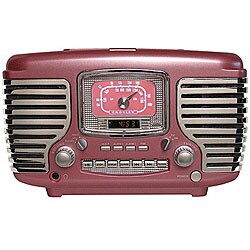 Crosley CR612-PNK Pink CD/ Radio Alarm Clock 