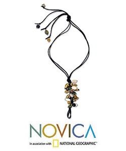 Sterling Silver 'Forest Blossoms' Turquoise Necklace (Mexico)