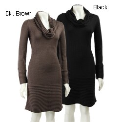 Renee C Women's Cowl Neck Sweater Dress