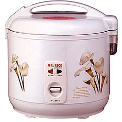 Retractable Cord 10-cup Rice Cooker