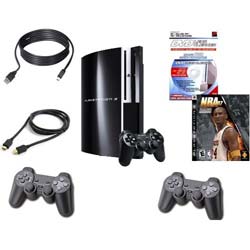 Playstation 3 80GB Mega Bundle - 1 Game and more