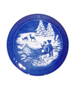 2002 Royal Copenhagen Christmas Plate