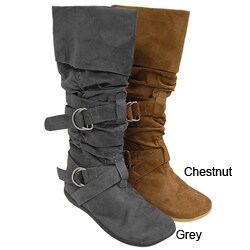 Bamboo by Journee Women's 'Zen' Faux Suede Boots