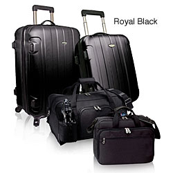 Rome 4-piece Hardside Rolling Luggage Set