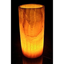 Alabaster Cylinder Lamp (Egypt)