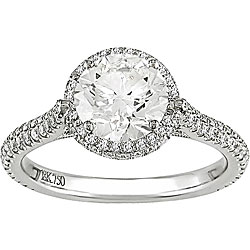 18k Gold 1 3/4ct TDW Diamond Engagement Ring (H-I, I1-I2)