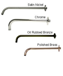 Kingston 17-inch Raindrop Showerhead Arm