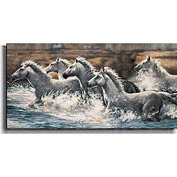 Ralph Steele 'Running Wild' Unframed Canvas Art