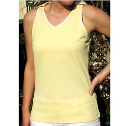Green Tee Women's Yellow Hep Halter