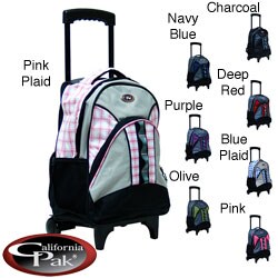 CalPak Grand Stand 17-inch Rolling Backpack