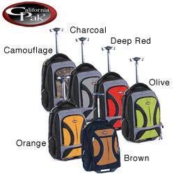 CalPak Vega 18-inch Rolling Laptop Backpack