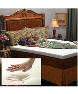 Premium Memory Foam 3.5-inch Mattress Topper | Overstock.com