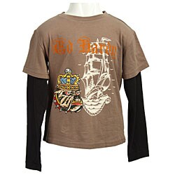 Ed Hardy Boy's Double-sleeve T-shirt