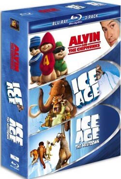 Family 3-Pack (Alvin and the Chipmunks / Ice Age / Ice Age 2) (Blu-ray Disc)