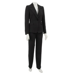 Tahari ASL Women's 1-button Jacket and Pant Suit