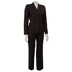 Tahari ASL Women's 4-pocket Jacket Pant Suit
